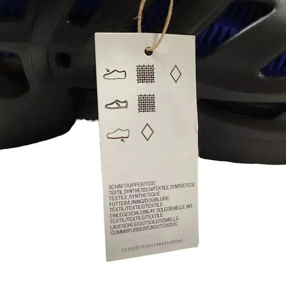 Adidas Sneakers Mens 8.5 Black Blue AdiFom ClimaCool J Running Lace Up Shoes NEW - Picture 9 of 9